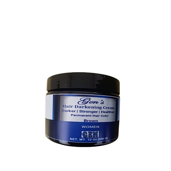 Dark Hair Pomade Brown: GEN Skin Hair Darkening Pomade for Women, 340G - Picture 6 of 6